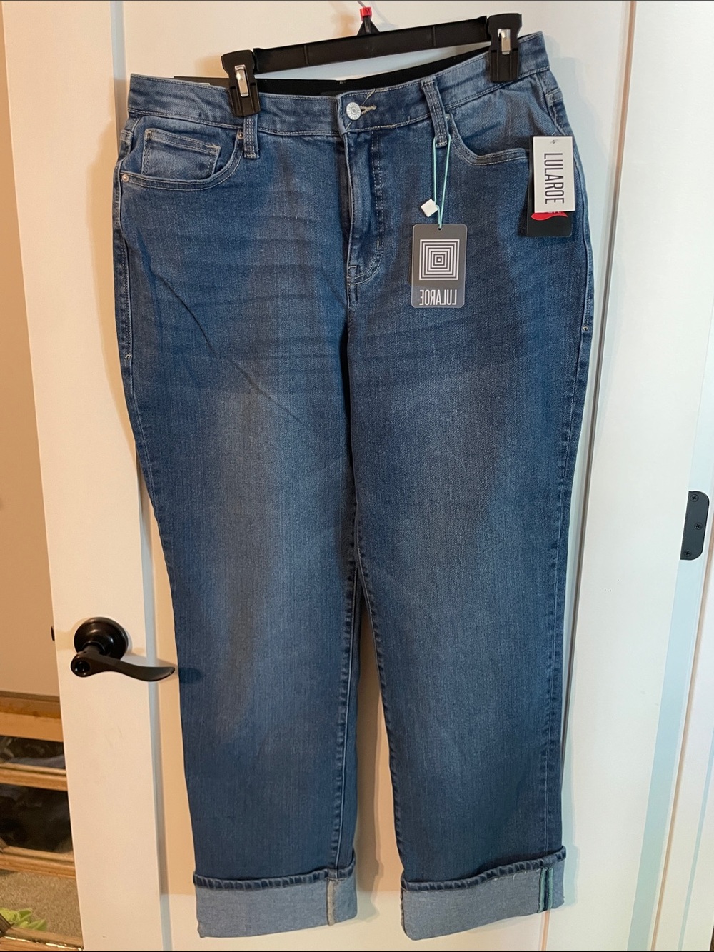 LuLaRoe Women’s Boyfriend Jeans in Medium Blue Wash